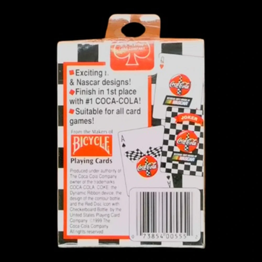 Coca-Cola NASCAR‎ Bicycle Playing Cards Sealed 1999